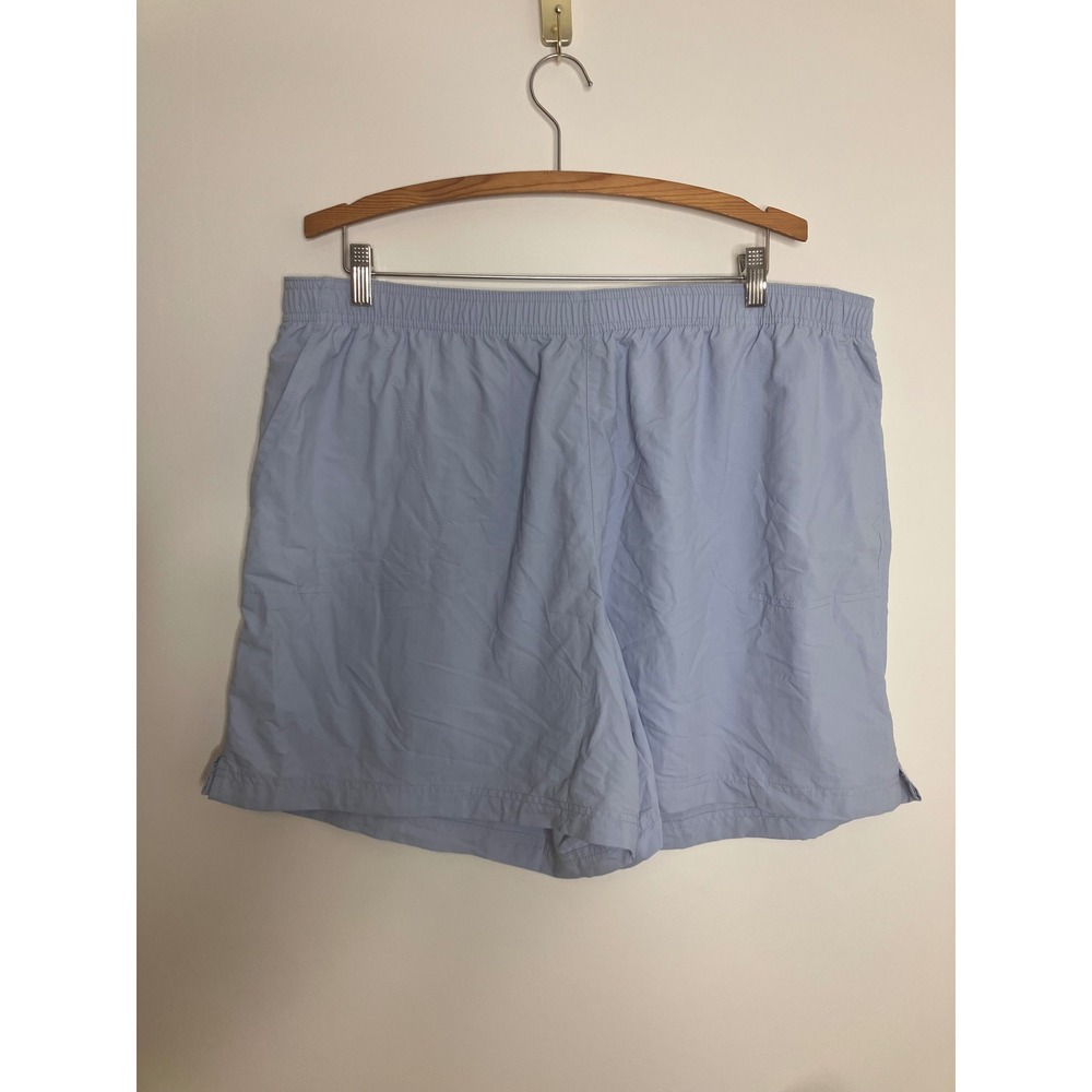Columbia PFG Shorts Womens 2X Blue Excellent Nylon Hiking Active AW4573